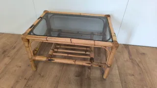 MESA BAJA CENTRO AUXILIAR DE BAMBU