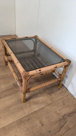 MESA BAJA CENTRO AUXILIAR DE BAMBU