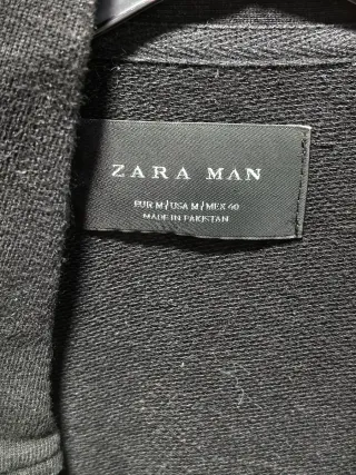 Chaqueta Zara Man Negra Talla M