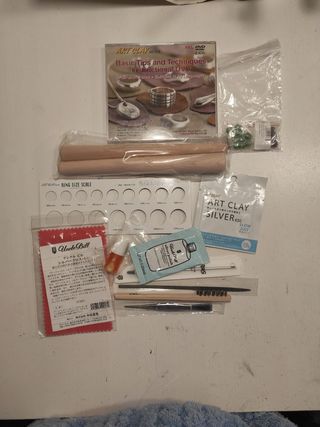 Kit de arcilla de plata para hacer joyas