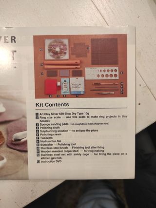 Kit de arcilla de plata para hacer joyas