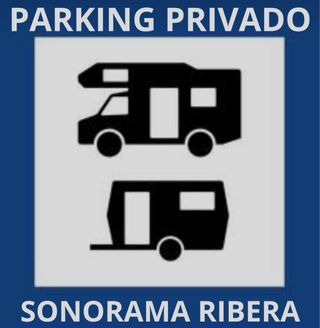 Parking privado para autocaravanas o caravanas.