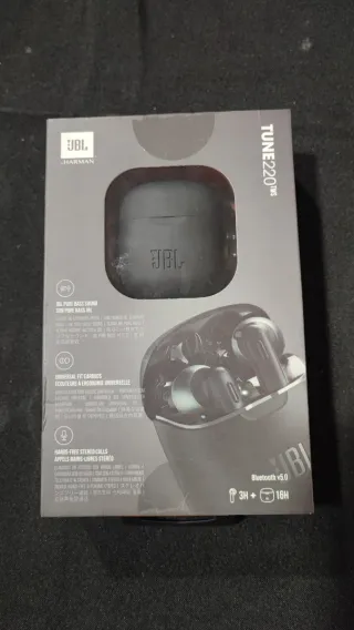 Auriculares JBL TUNE220TWS Negro Precintados