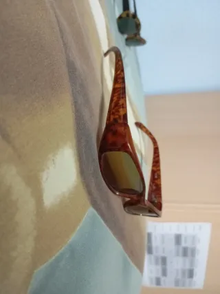 Gafas de sol vintage marrones y plateadas