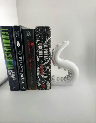 Ferma libri a forma di tentacolo