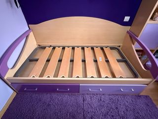 Cama nido madera y metal