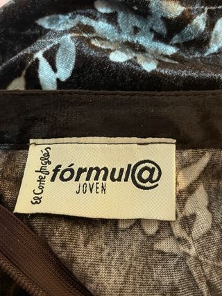 Falda larga terciopelo El Corte Inglés