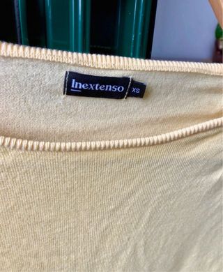 Jersey amarillo de viscosa