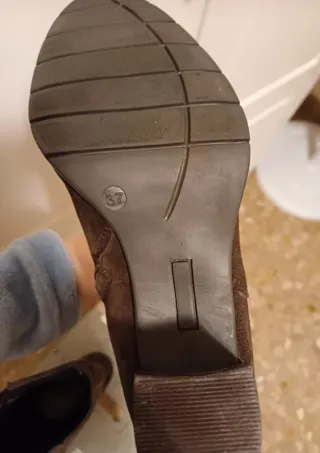 Botas de tacón marrones