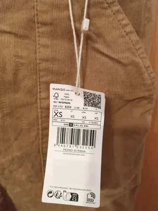 Mono pana Mango Talla XS