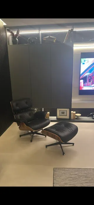 Sillón estilo Lounge Chair Eames