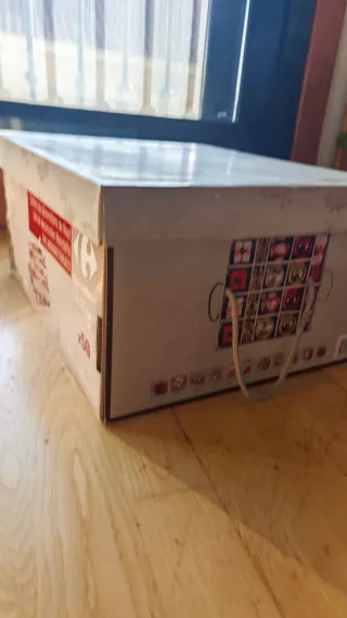 Caja adornos Navidad y luces