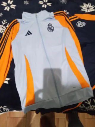 Chándal Real Madrid Adidas Azul Naranja