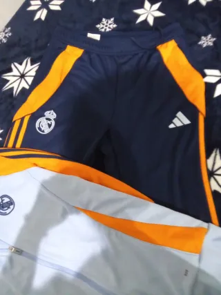 Chándal Real Madrid Adidas Azul Naranja