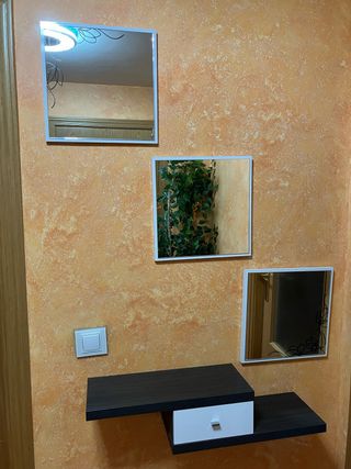 Mueble de entrada moderno y sencillo