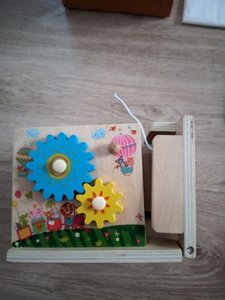 Caja aprendizaje madera Montessori