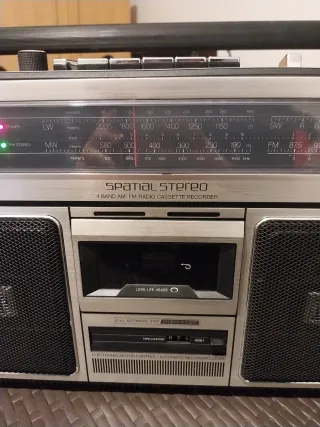 Radio Cassette Recorder Philips mod 8589 Anni 80