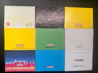 Manuales Game Boy Clásica Nintendo