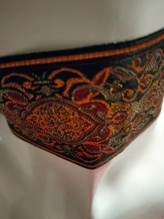 Choker Tessuto Jacquard Y2K Goth Retrò