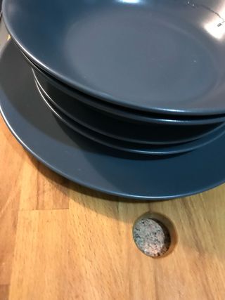 Vajilla gris 2 servicios