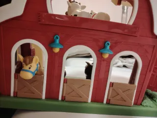 Granja de animales de juguete