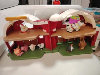 Granja de animales de juguete