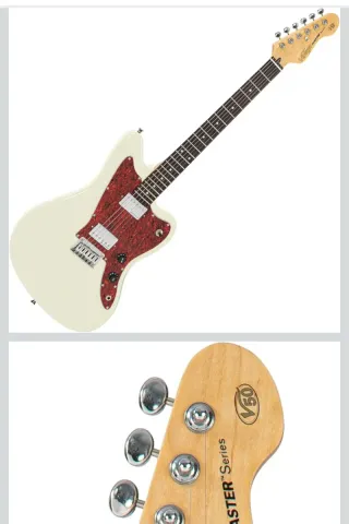 Guitarra Eléctrica VINTAGE V50 Blancas. NO NEGOCIA