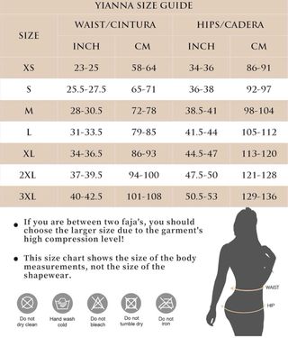 Faja reductora YIANNA Talla S