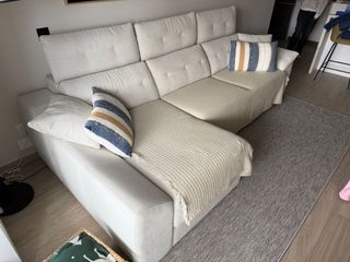 Sofá chaiselongue 296cm con motor