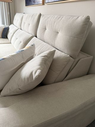 Sofá chaiselongue 296cm con motor