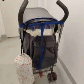 Carrito McLaren Quest Gris y Azul