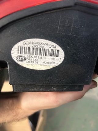 Piloto Trasero Izquierdo Mercedes v250