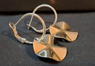 Pendientes de plata de ley