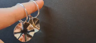 Pendientes de plata de ley