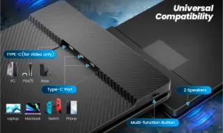 Extensor Triple Pantalla Portátil 14