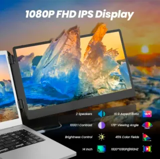 Extensor Triple Pantalla Portátil 14