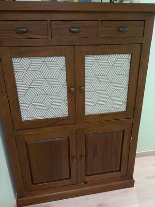 Mueble de salón de madera banak importa