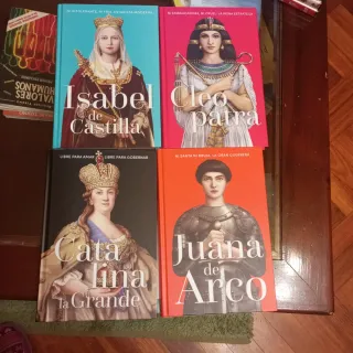 Isabel la Catolica, Juana de Arco, Cleopatra y Cat
