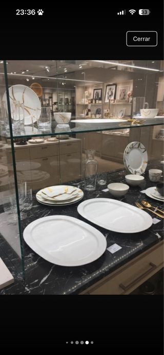 2 Bandejas Porcelana Irabia