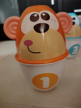 Bolos de monos de juguete