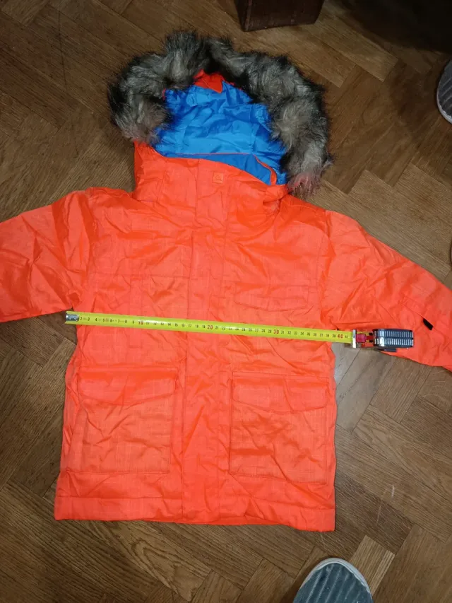 Chaqueta de Nieve Quiksilver Naranja y Azul