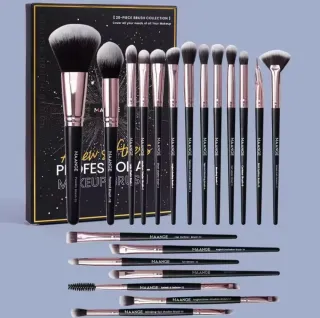 Set de 20 brochas de maquillaje profesionales