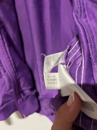 Chaqueta Adidas Real Madrid Morada Talla S