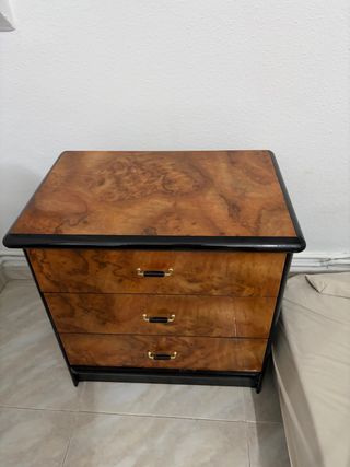 Mesita de noche madera