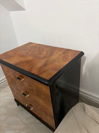 Mesita de noche madera