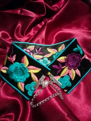 Choker Jacquard Bohochic Y2K