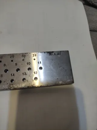 Hilera para oro plata