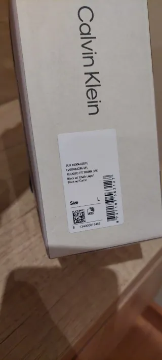 Calvin Klein 3 Bóxers Algodón Talla L