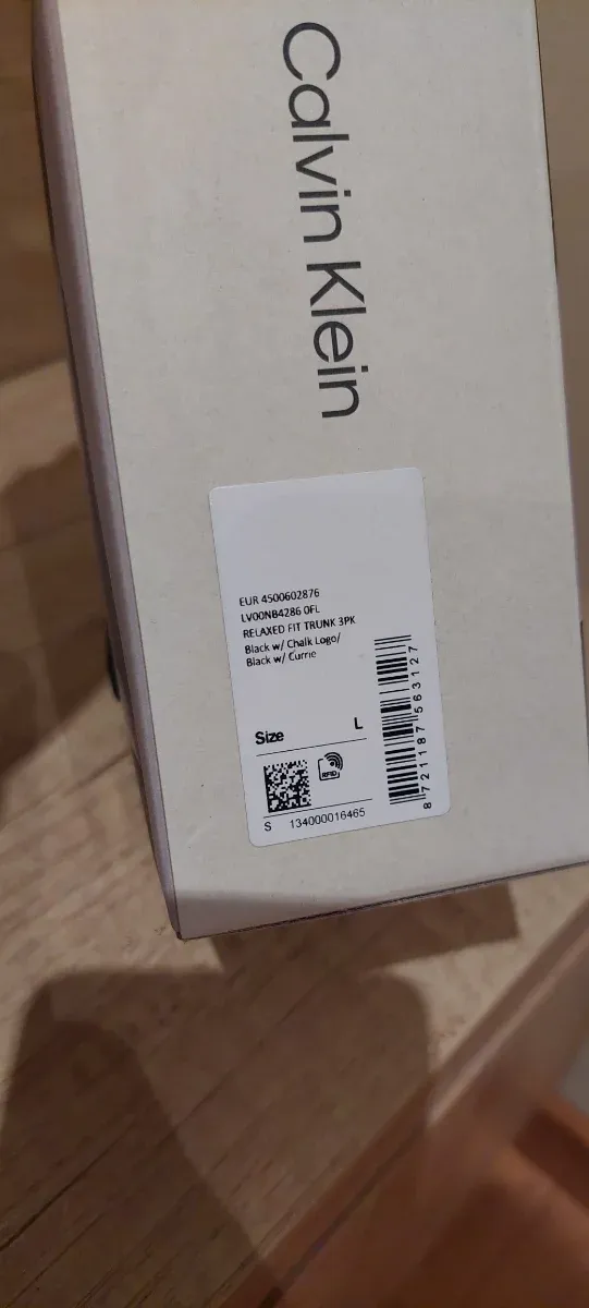 Calvin Klein 3 Bóxers Algodón Talla L