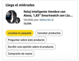 NUEVO Reloj Inteligente Negro